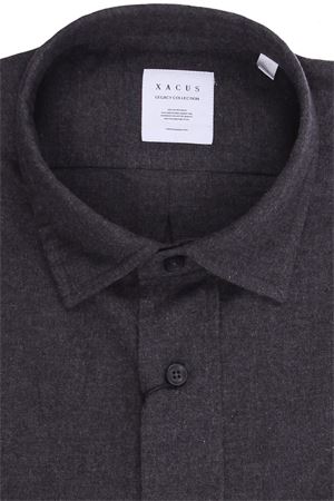 Camicia over in flanella di cotone tinto filo XACUS | 91150ML43410