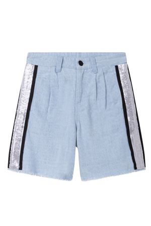 Shorts in denim con pailettes DKNY | D34A57Z22
