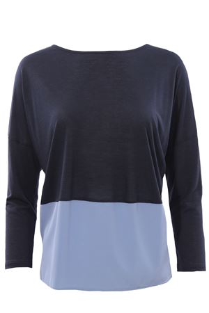 T-shirt in modal bicolore PUROTATTO | SS22018125875