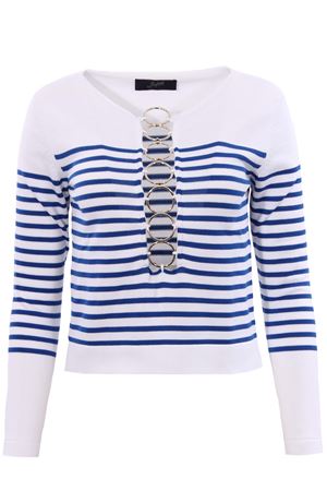 Girocollo in cotone con anelli SEAFARER | SWM0031MCF00089500