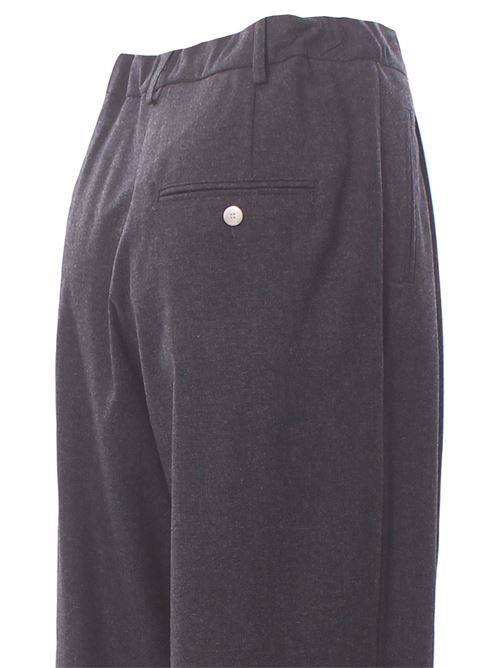 Pantalone flanella carrot ALYSI | 165103A5047ANTRACITE