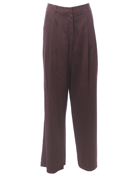 Pantalone dainetto con pinces ALYSI | 165130A5042CHOCO