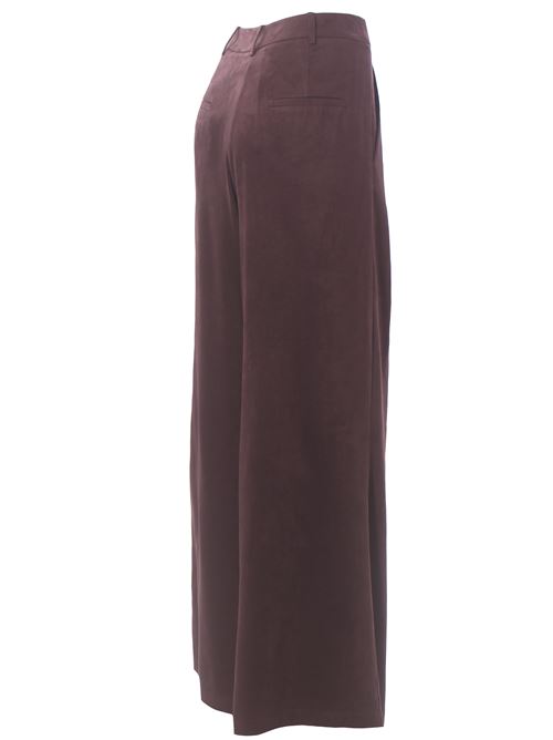 Pantalone dainetto con pinces ALYSI | 165130A5042CHOCO