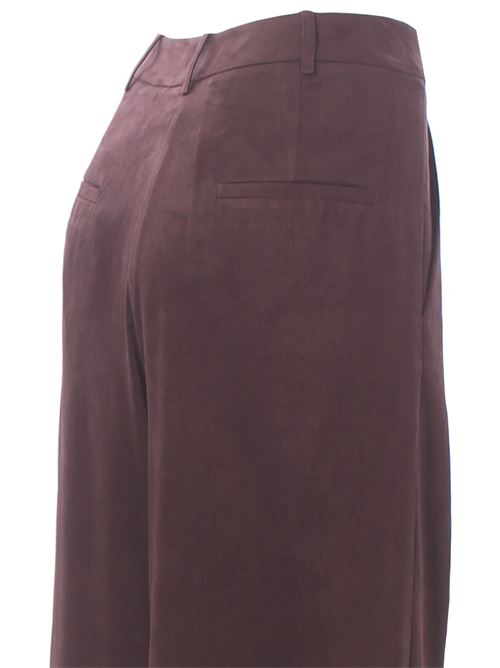 Pantalone dainetto con pinces ALYSI | 165130A5042CHOCO