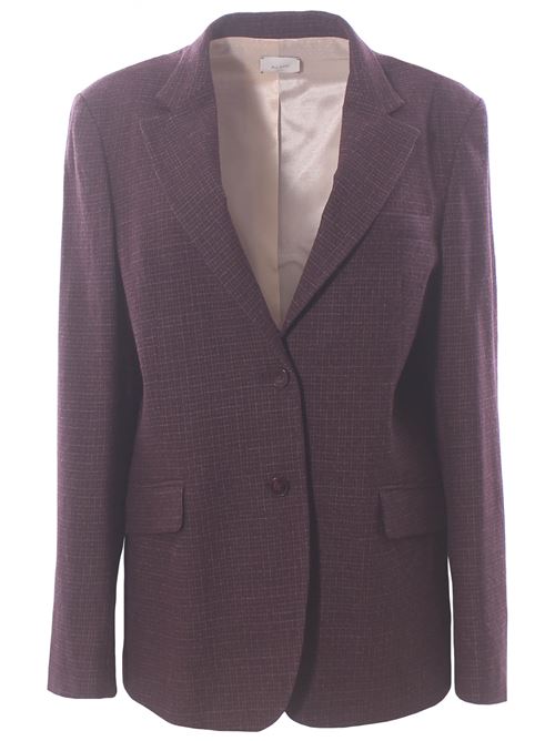 Giacca monopetto micro check in lana ALYSI | 165804A5048UVA