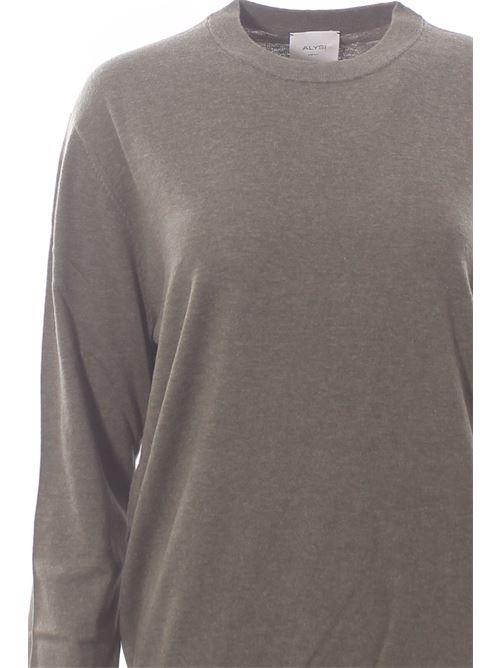 Girocollo in lana e cotone ALYSI | 265408A5038MILITARE
