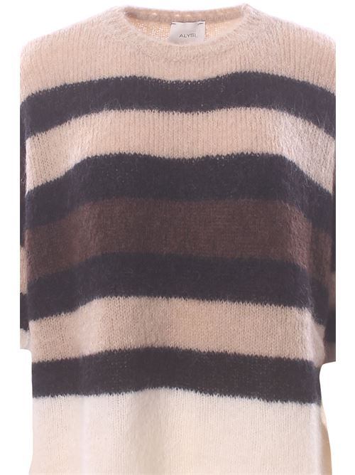 Girocollo super mohair manica corta ALYSI | 265434A5028MIX