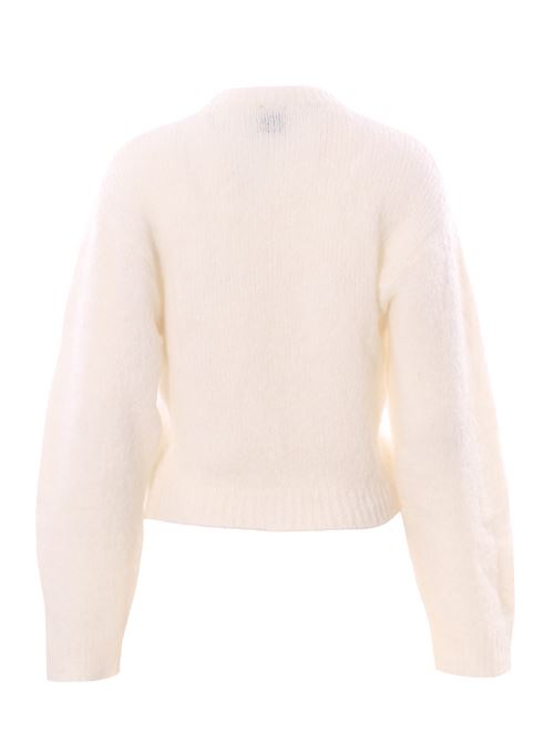Girocollo super mohair boxy ALYSI | 265437A5028LATTE