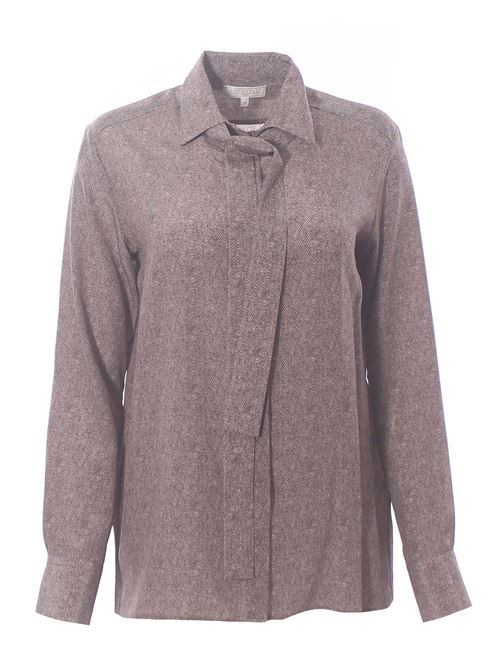 Camicia in seta stampata con foulard ANTONELLI | DAFNEP1398T242CC229