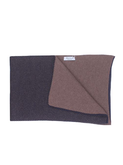 sciarpa virgola in maglia di cashmere BOYLE | 155VLEGNO-NOTTURNO