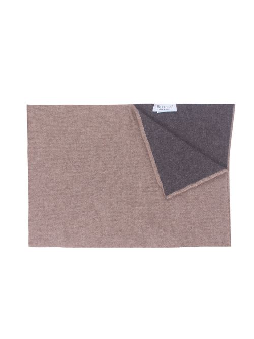 scaldacollo bicolor in cashmere BOYLE | 98BBROWN-GRIS2