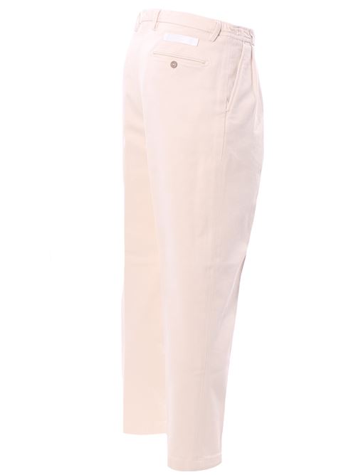 pantalone carrot fit in bull di cotone BRIGLIA | PORTOBELLOD-196103