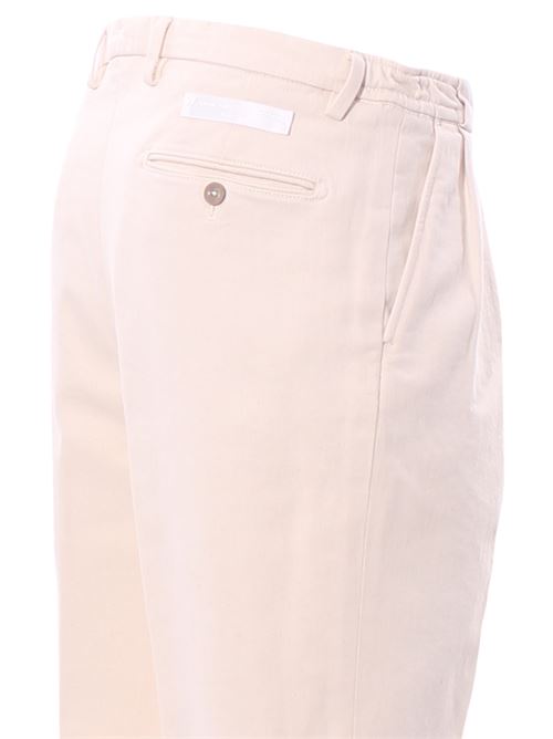 pantalone carrot fit in bull di cotone BRIGLIA | PORTOBELLOD-196103