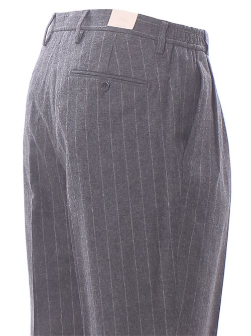 pantalone carrot gessato BRIGLIA | PORTOBELLOS-13070