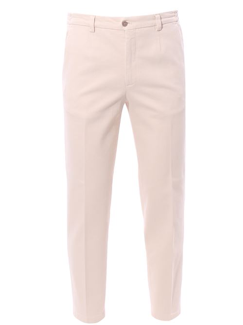pantalone carrot fit in bull di cotone BRIGLIA | PORTOFINOD-196103