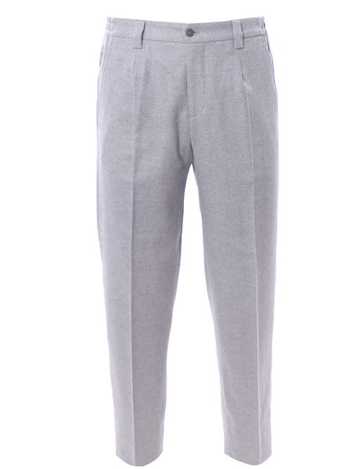 pantalone carrot fit spigato BRIGLIA | PORTOFINOS-13331