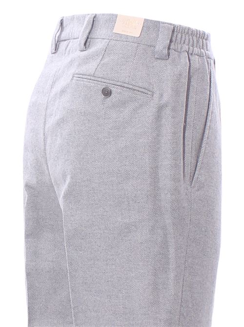 pantalone carrot fit spigato BRIGLIA | PORTOFINOS-13331