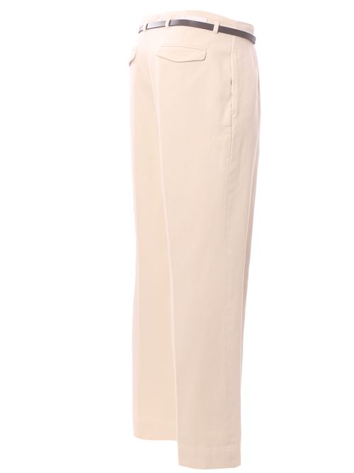 Pantaloni in denim di cotone con cintura BRIGLIA | VILLENEUVEGW40012100130