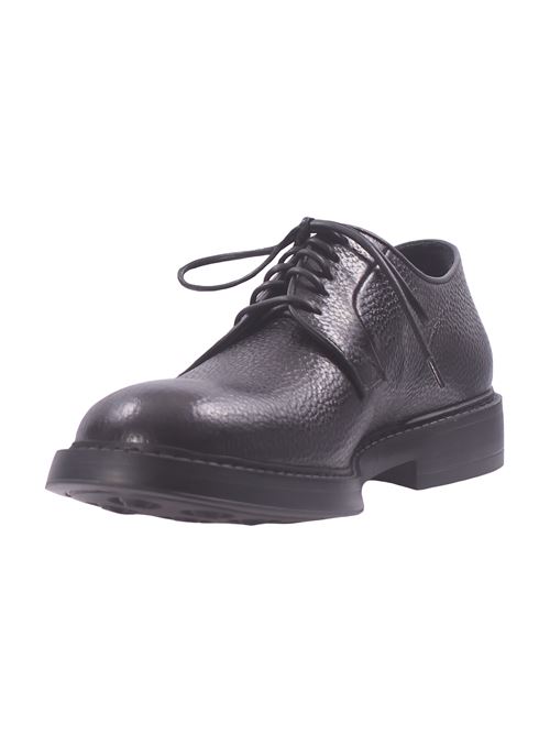 stringata in pelle martellata CALCE | X1722ROVER-BOBSTARBLACK