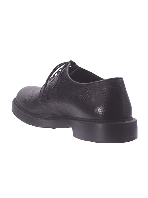 stringata in pelle martellata CALCE | X1722ROVER-BOBSTARBLACK