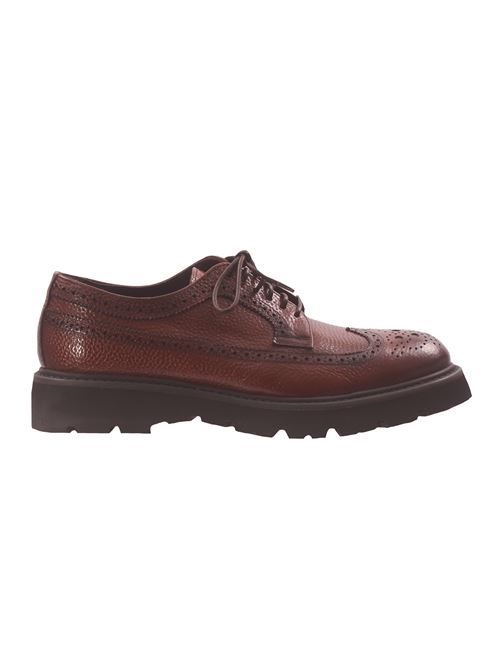 stringata fiorata in pelle martellata CALCE | X1725ROVER-BOBSTARCOGNAC