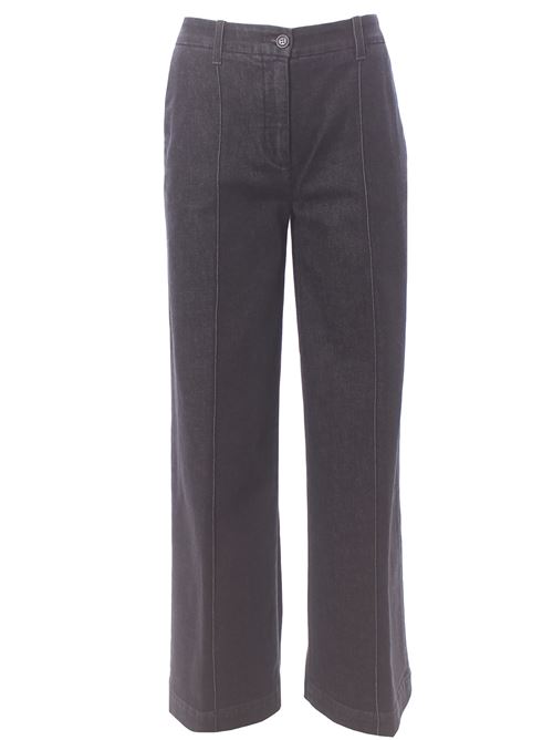 Pantaloni in denim di cotone zampa ELEVENTY | L80PANL07TET0L023168