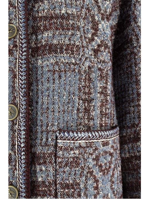 Cappotto in jacquard boucle ETRO | WRAA004099TJB36S9880