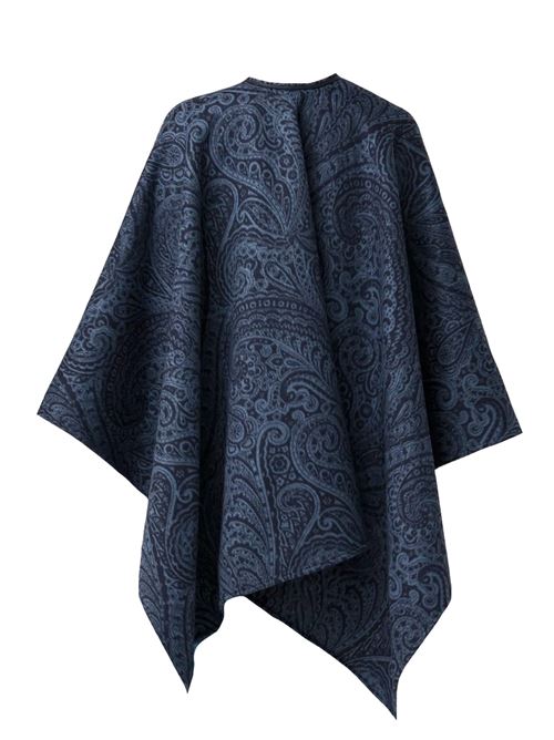 Mantella in lana e cashmere jacquard ETRO | WRBD001299TJB37S9883