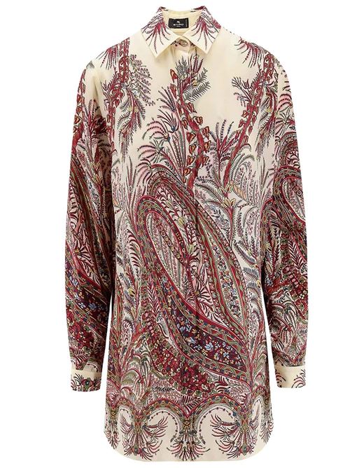 Camicia in seta con stampa piazzata ETRO | WRIA0029AKA36X0801