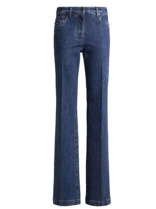 Jeans 5 tasche con ricamo sul retro ETRO | WRNB0026AD283S8280