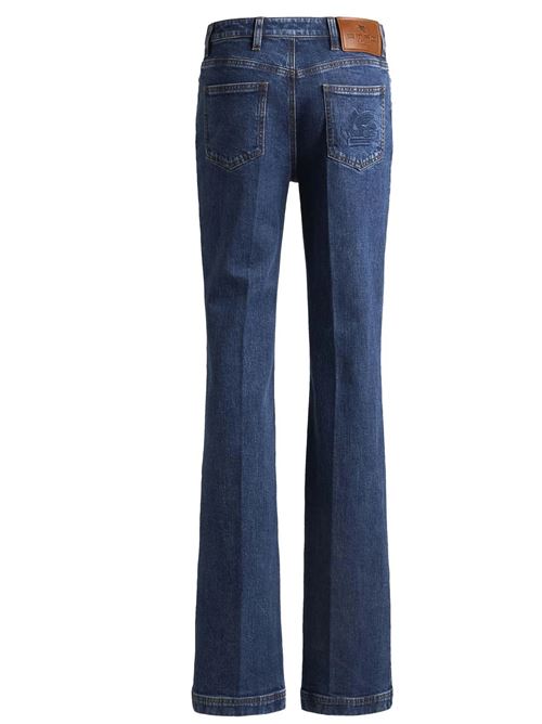 Jeans 5 tasche con ricamo sul retro ETRO | WRNB0026AD283S8280