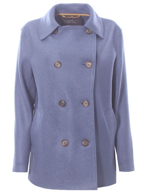 Giaccone doppiopetto in lanacotta EWOOLUZIONE | RUBENSDK51260009E044