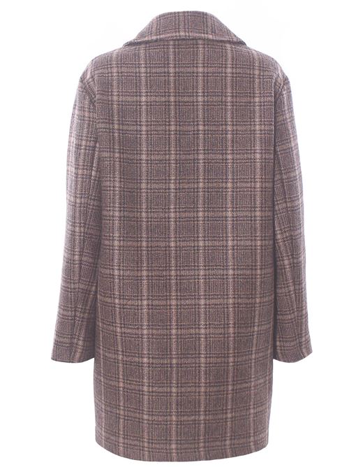 Cappotto check in lana vergine EWOOLUZIONE | VITALITAAR51260025E042