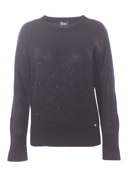 Girocollo in alpaca e lana con applicazioni paillettes HERNO | MG00024DR702749300