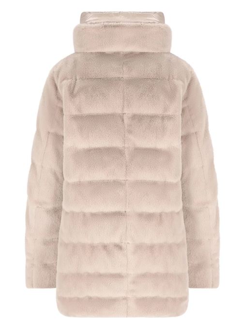 Piumino a-shape in faux fur e nylon ultralight HERNO | PI002123D126301985