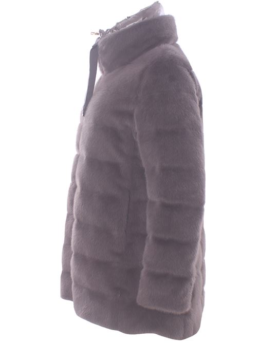 Piumino a-shape in faux fur e nylon ultralight HERNO | PI002123D126309480