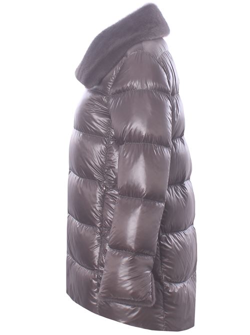 A-shape in nylon ultralight e lady alternative fur HERNO | PI002140D12017Z9480