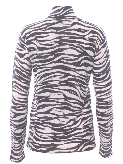 Collo alto printed knit animalier MALIPARMI | JQ510478200B1135