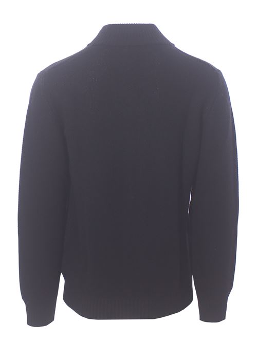 full zip punto mimosa in lana merinos MONTEVERDI | 10506C049
