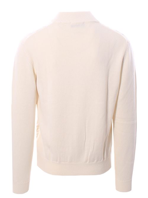 full zip treccia in lana merinos MONTEVERDI | CH706C013
