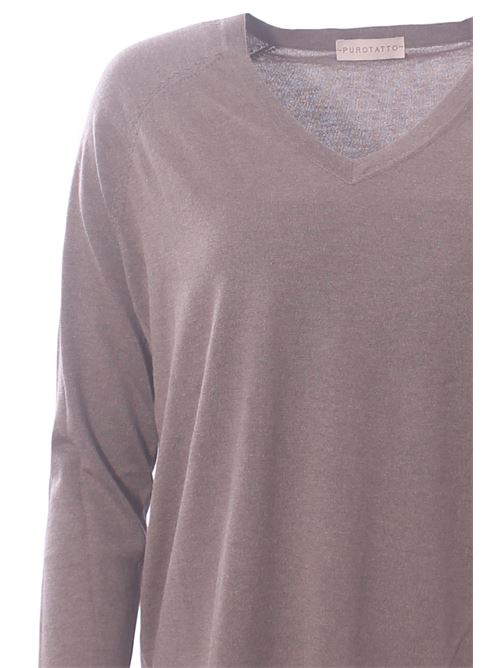 Collo a v in seta e cashmere PUROTATTO | FW25060200167