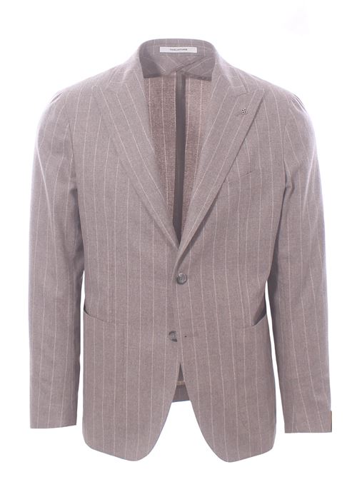 abito gessato in flanella light di lana e cashmere TAGLIATORE | 2SMC26K11-C90055ET835