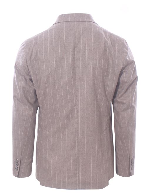 abito gessato in flanella light di lana e cashmere TAGLIATORE | 2SMC26K11-C90055ET835
