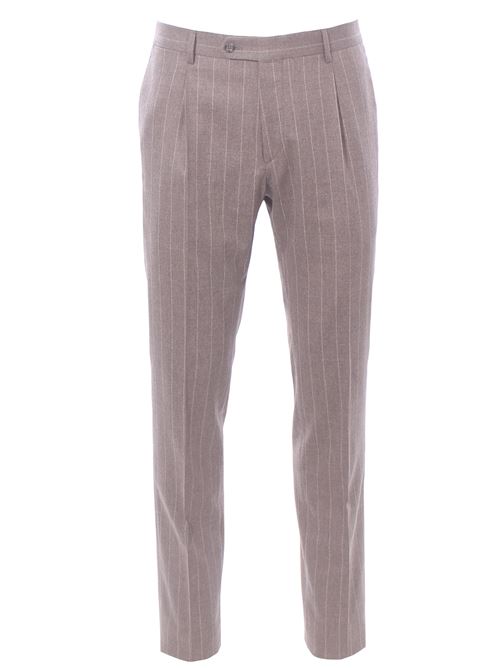 abito gessato in flanella light di lana e cashmere TAGLIATORE | 2SMC26K11-C90055ET835