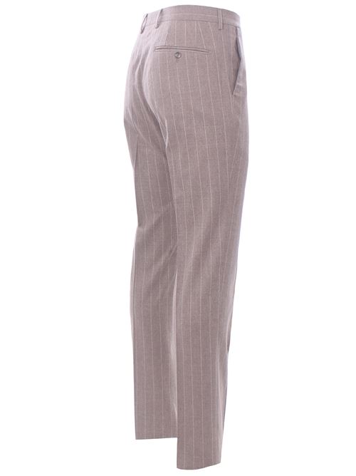 abito gessato in flanella light di lana e cashmere TAGLIATORE | 2SMC26K11-C90055ET835