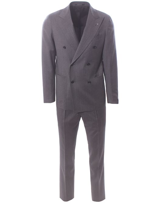 abito gessato in flanella light TAGLIATORE | 2SVS20K11-210024S1053