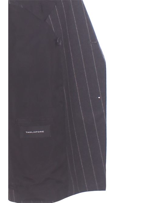 abito gessato in flanella light di lana e cashmere TAGLIATORE | 2SVS20K11-C90055ES833