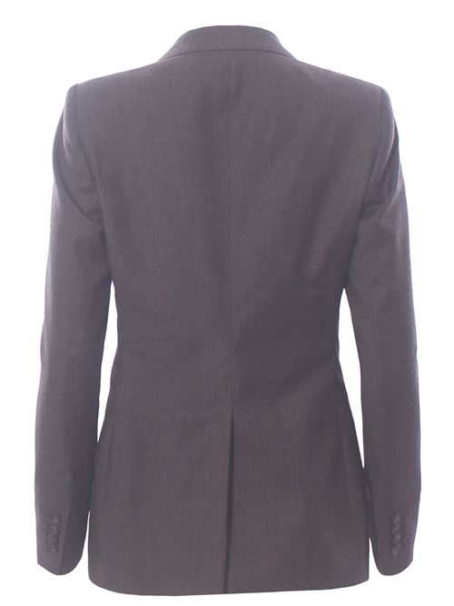 Tailleur doppiopetto check in lana stretch TAGLIATORE | T-PARIGI10BAD150171QM1362