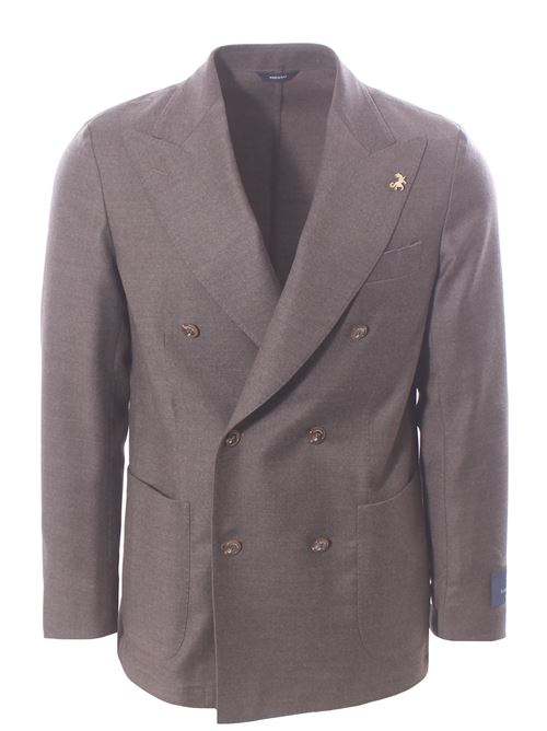 giacca zero gravity doppiopetto in flanella light TOMBOLINI | G113-IRP3U232