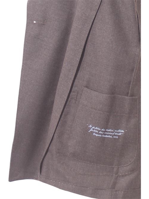 giacca zero gravity doppiopetto in flanella light TOMBOLINI | G113-IRP3U232